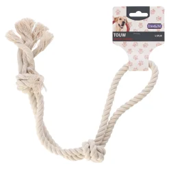 Friendly Pet Hondenspeelgoed>Touw hond kleur halter 2 knoop