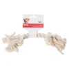 Friendly Pet Hondenspeelgoed>Touw hond wit 2 knopen medium