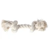 Friendly Pet Hondenspeelgoed>Touw hond wit 2 knopen mini