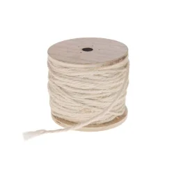 Natural Collections Woondecoratie>Touw jute 130g op spoel wit