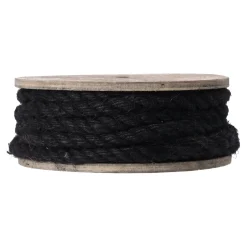 Natural Collections Woondecoratie>Touw jute zwart 1 x 700 cm spoel