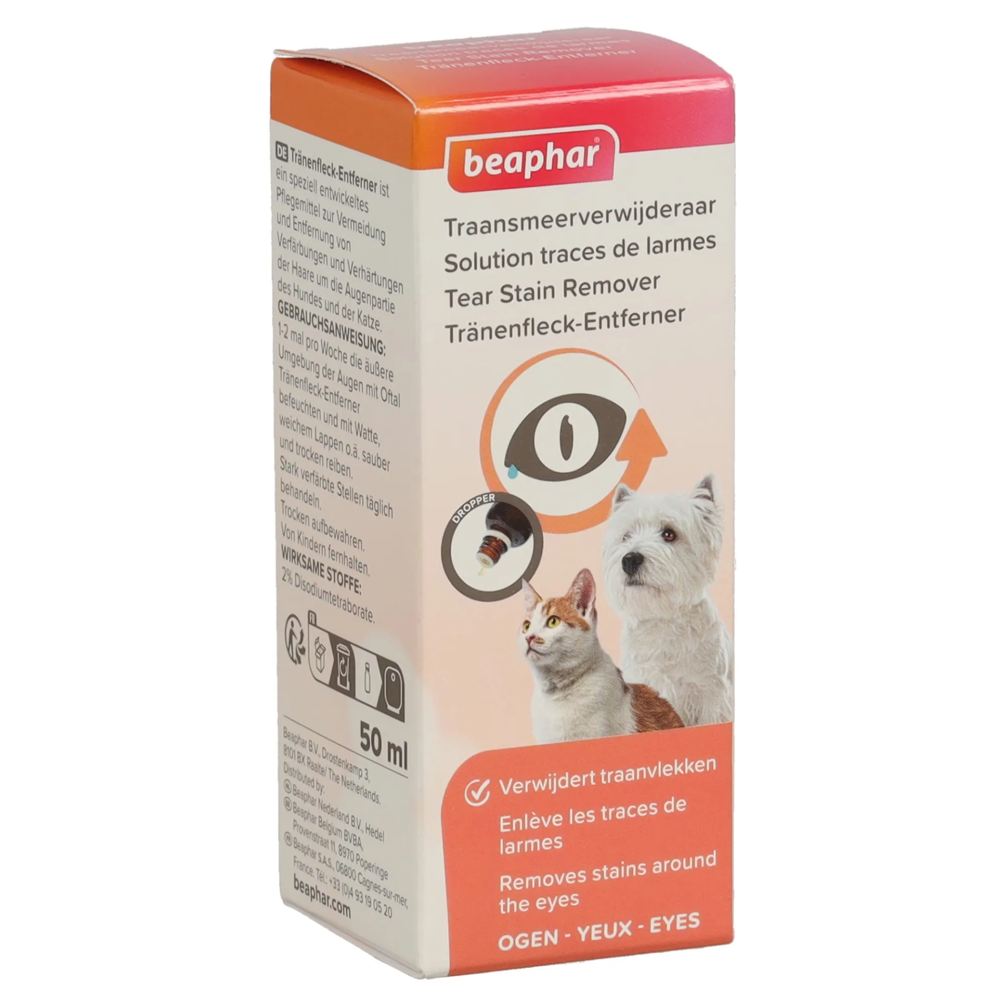 Beaphar Hondenverzorging>Traansmeerverwijderaar 50 ml