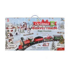 Kerstdecoratie>Trein x-mas Santa express 535 cm