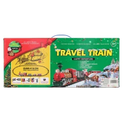 Kerstdecoratie>Trein X-mas Santa express 412 cm