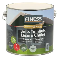 Finess Beits En Vernis>Tuinbeits DK roomwit 2567 2.5L