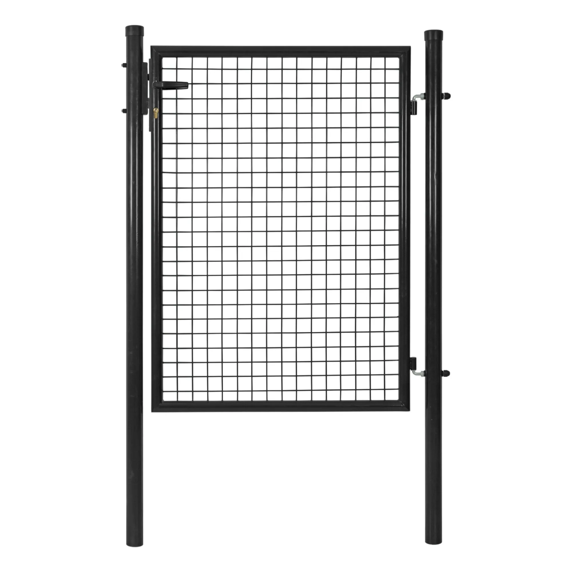 Bel Garden Afrastering>Tuinpoort 80 x 100 cm zwart met slot