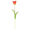 Kunstplanten En Kunstbloemen>Tulp papegaai real touch 62 cm oranje