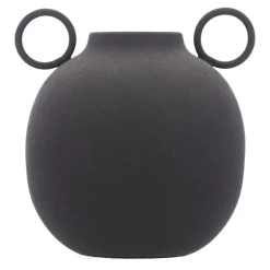 Vazen En Potten>Vaas Alma 16 cm zwart