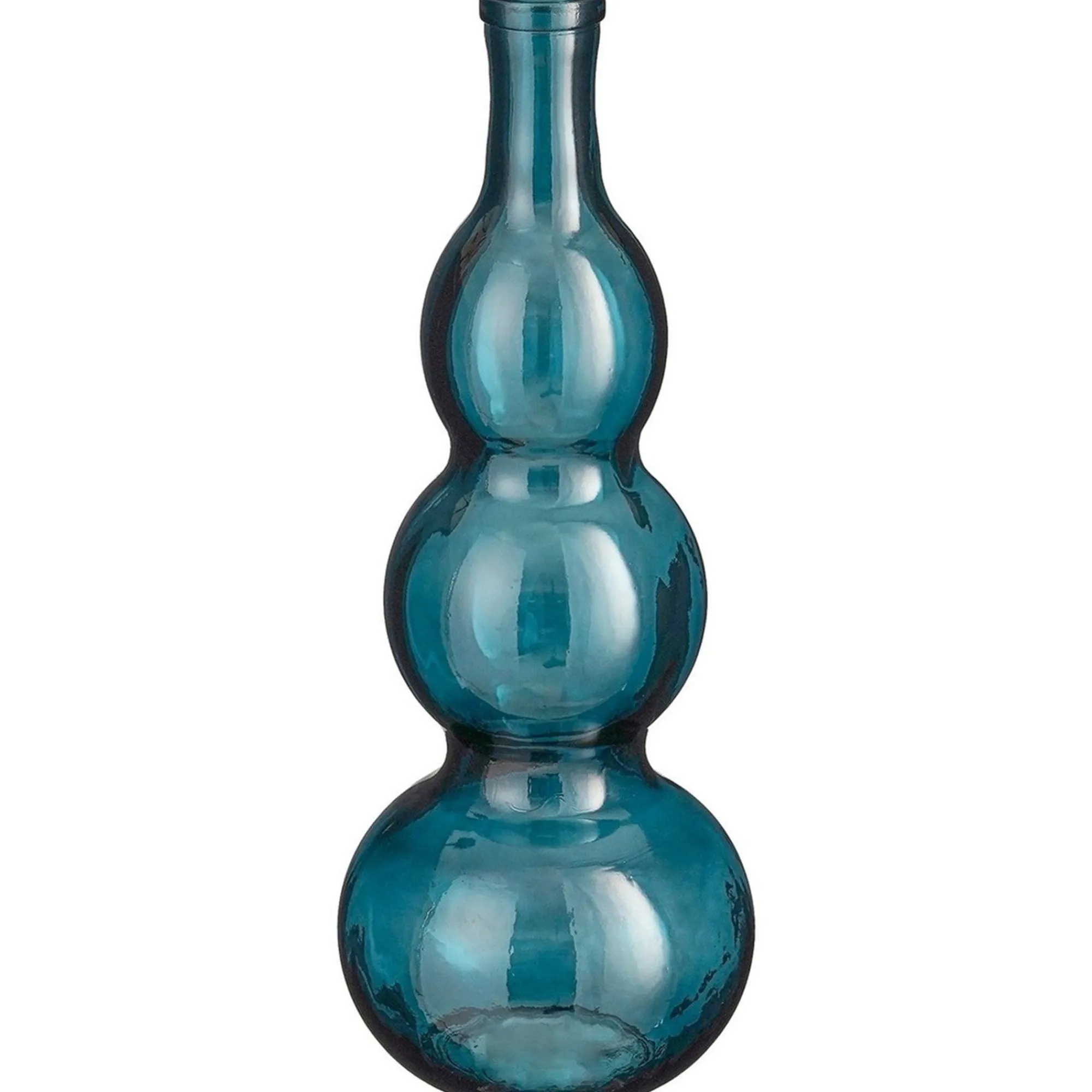 Mica Decorations Vazen En Potten>Vaas Benito recycled blauw 45 x 17 cm