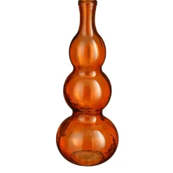 Mica Decorations Vazen En Potten>Vaas Benito recycled oranje 45 x 17 cm