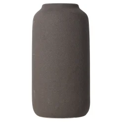 Vazen En Potten>Vaas Cellier 12 x 23 cm donkergrijs
