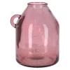 Natural Collections Vazen En Potten>Vaas glas 21 x 25 cm roze