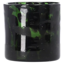 Natural Collections Vazen En Potten>Vaas glas groen 10 x 10 cm