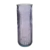 Decoris Vazen En Potten>Vaas glas lila 28 cm