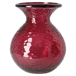 Mica Decorations Vazen En Potten>Vaas glas Verdal bordeau x 24 x 20 cm