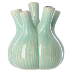 Natural Collections Vazen En Potten>Vaas Keramiek groen 17 x 17 x 20 cm