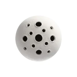 Natural Collections Vazen En Potten>Vaas porselein wit 15 x 21 cm