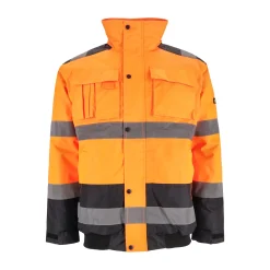 Cratex Werkjassen|Werkjassen>Veiligheidsjas Eubanks oranje S