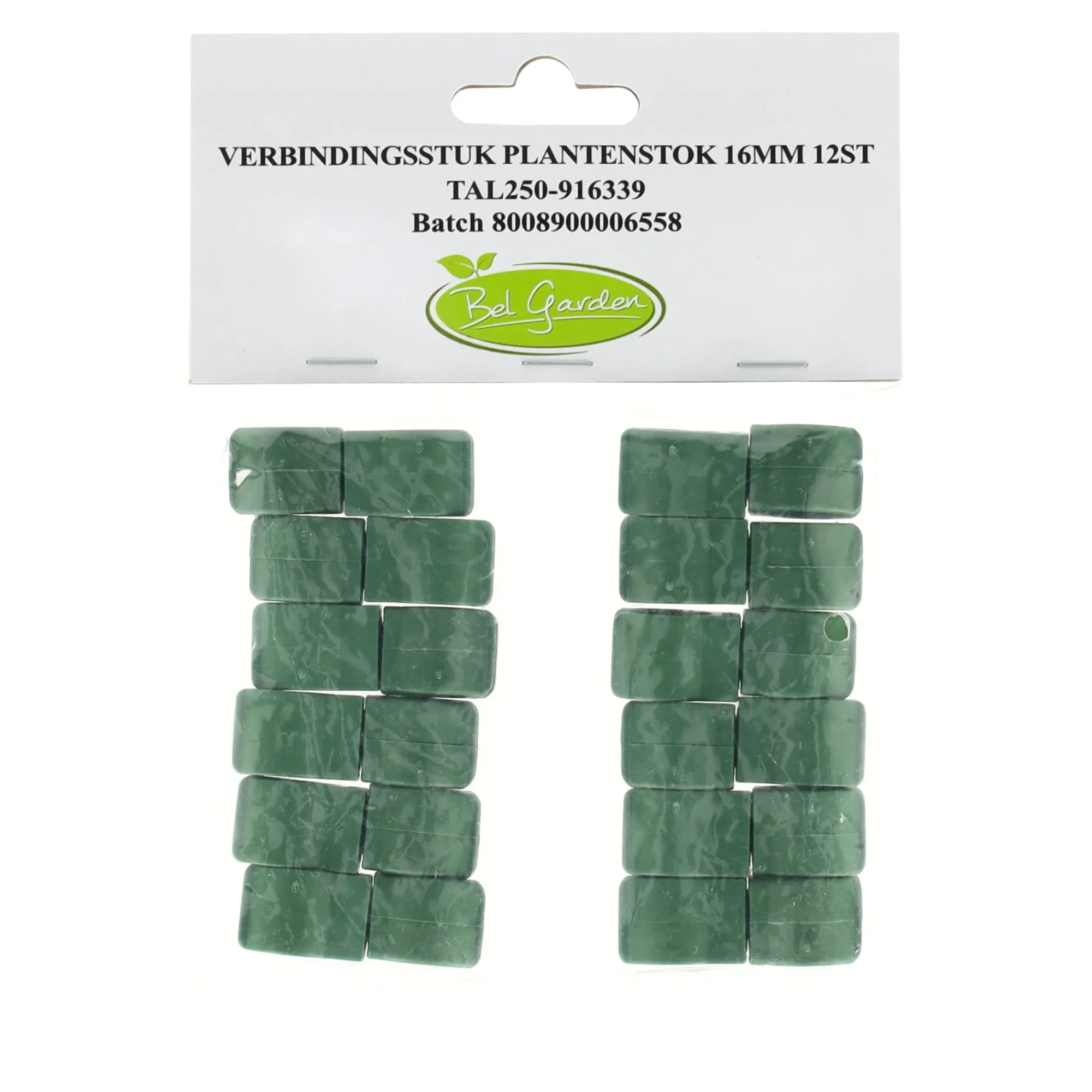 Bel Garden Moestuin>Verbindingsstuk plantenstok 16mm 12st