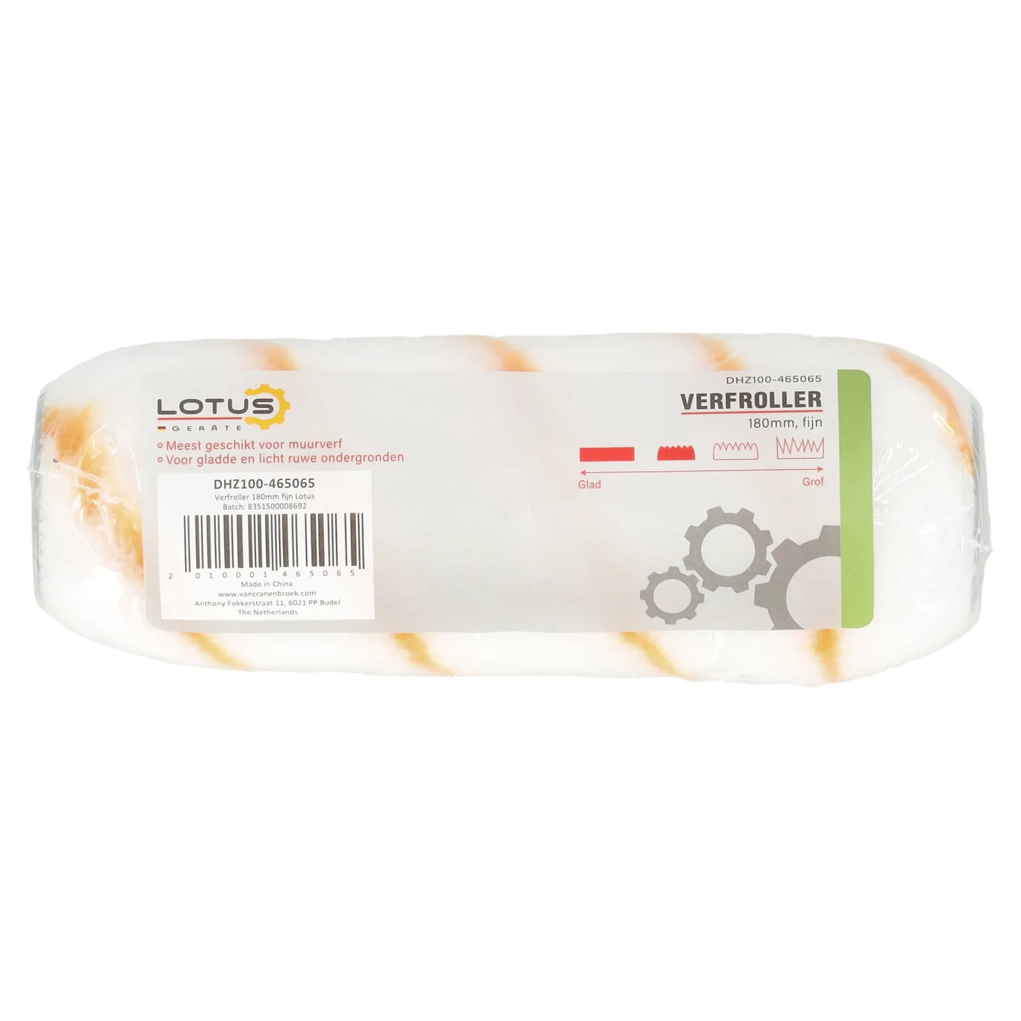 Lotus Verfspullen>Verfroller fijn 180 mm