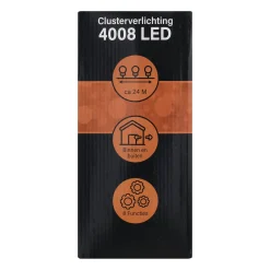 O'malley Kerstverlichting>Verlichting cluster 4008 LED classic gold