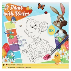 Creative Craft Group Pasen>Verven met water 8p 20x20cm pasen