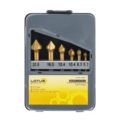 Lotus Toebehoren Elektrisch Gereedschap>Verzinkboor set 6-delig