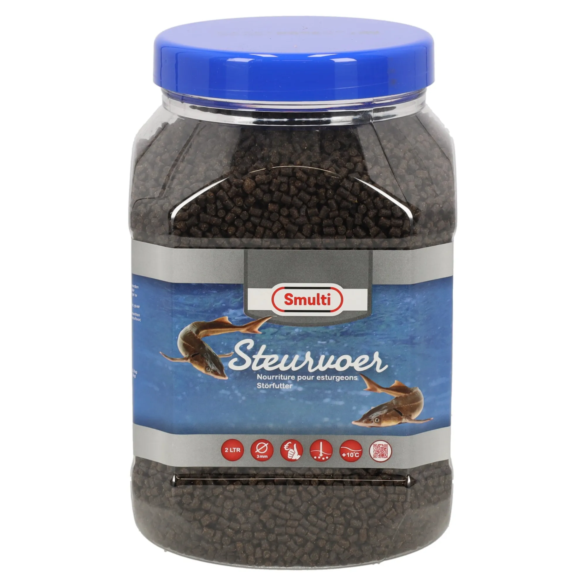 Smulti Vijver|Visvoer>Visvoer steur 3mm 2L