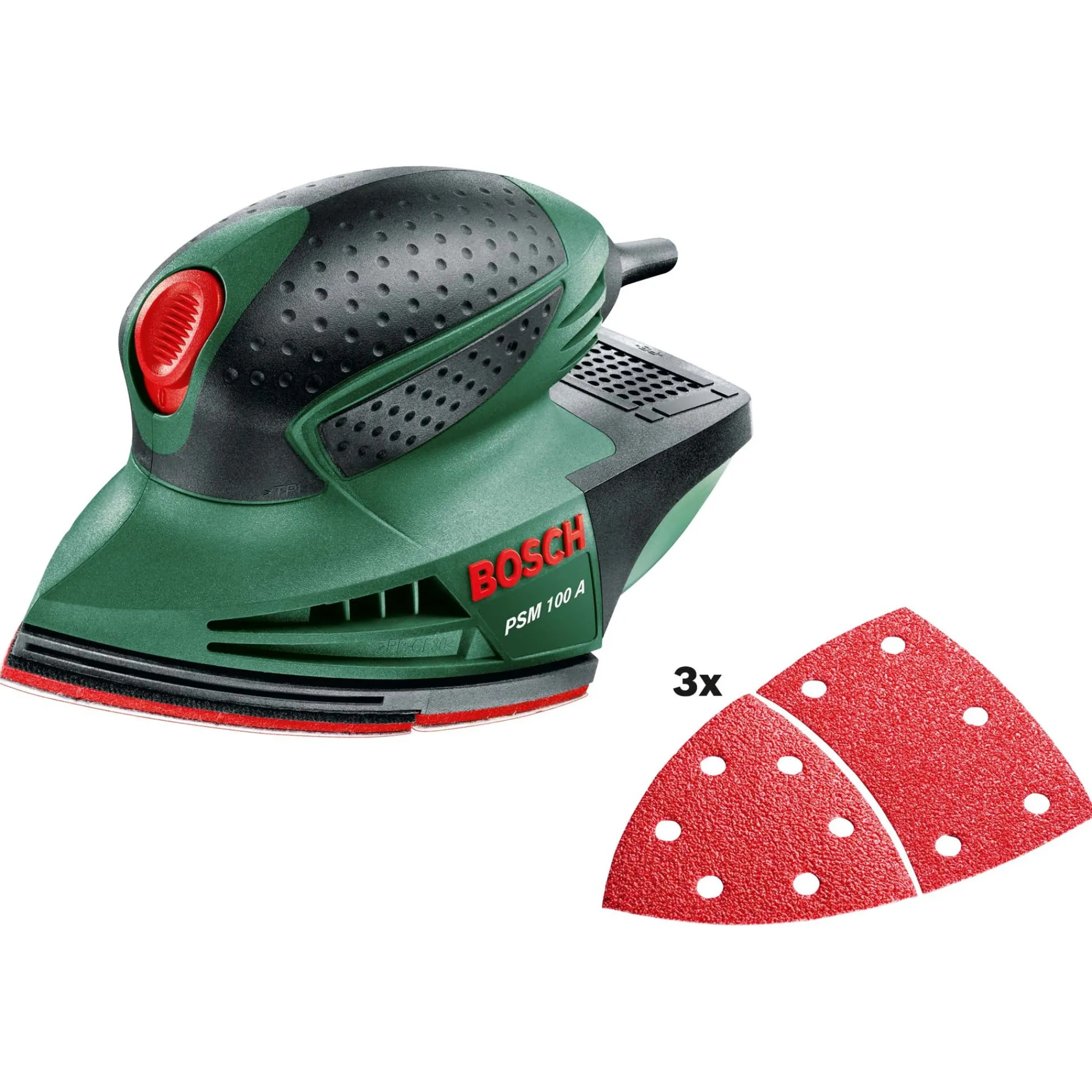 Bosch Elektrisch Gereedschap>Vlakschuurmachine PSM100A met 3 schuurpads