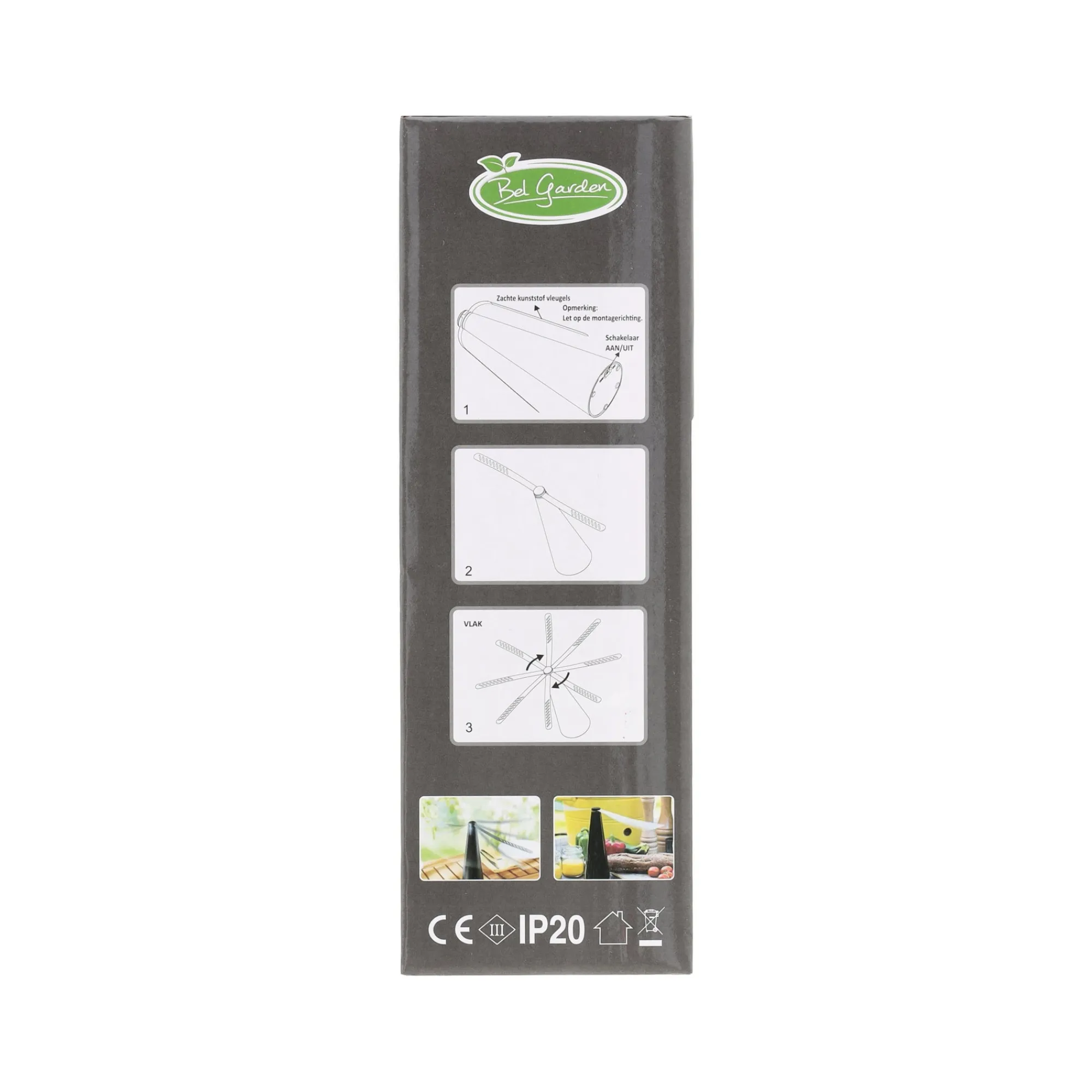 Bel Garden Schoonmaken>Vliegenverjager 26cm zwart BG