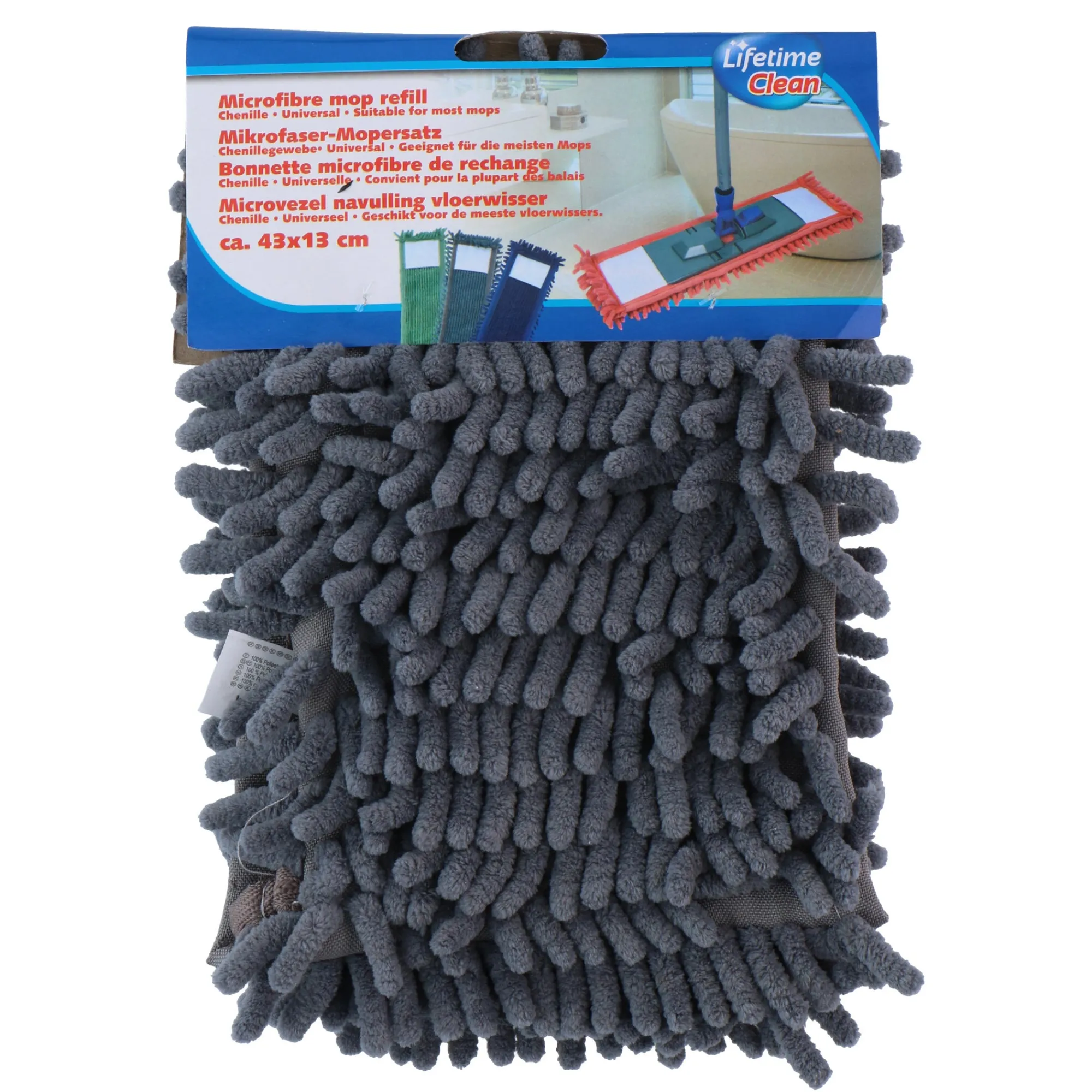 Lifetime Schoonmaken>Vloermop navul 43x13cm