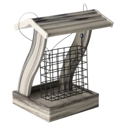 Flamingo Tuinvogels>Voederblokh Darcy wit/grijs 21x18,5x26,5cm