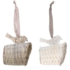 Esschert Design Vogelsnacks>Voederhuis pindakaas riet