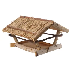 Vogelhuisjes>Voederhuis staand boomklever stro