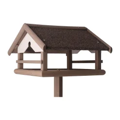 Van Cranenbroek Vogelhuisjes>Voederhuis staand 119cm BF01 taupe