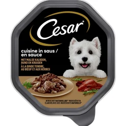 Cesar Hondenvoer>Voer hond kalkoen+rund 150g cuisine