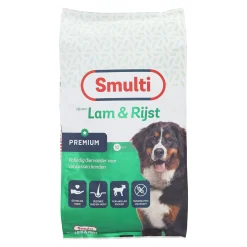 Smulti Hondenvoer>Voer hond Premium lam+rijst 10kg