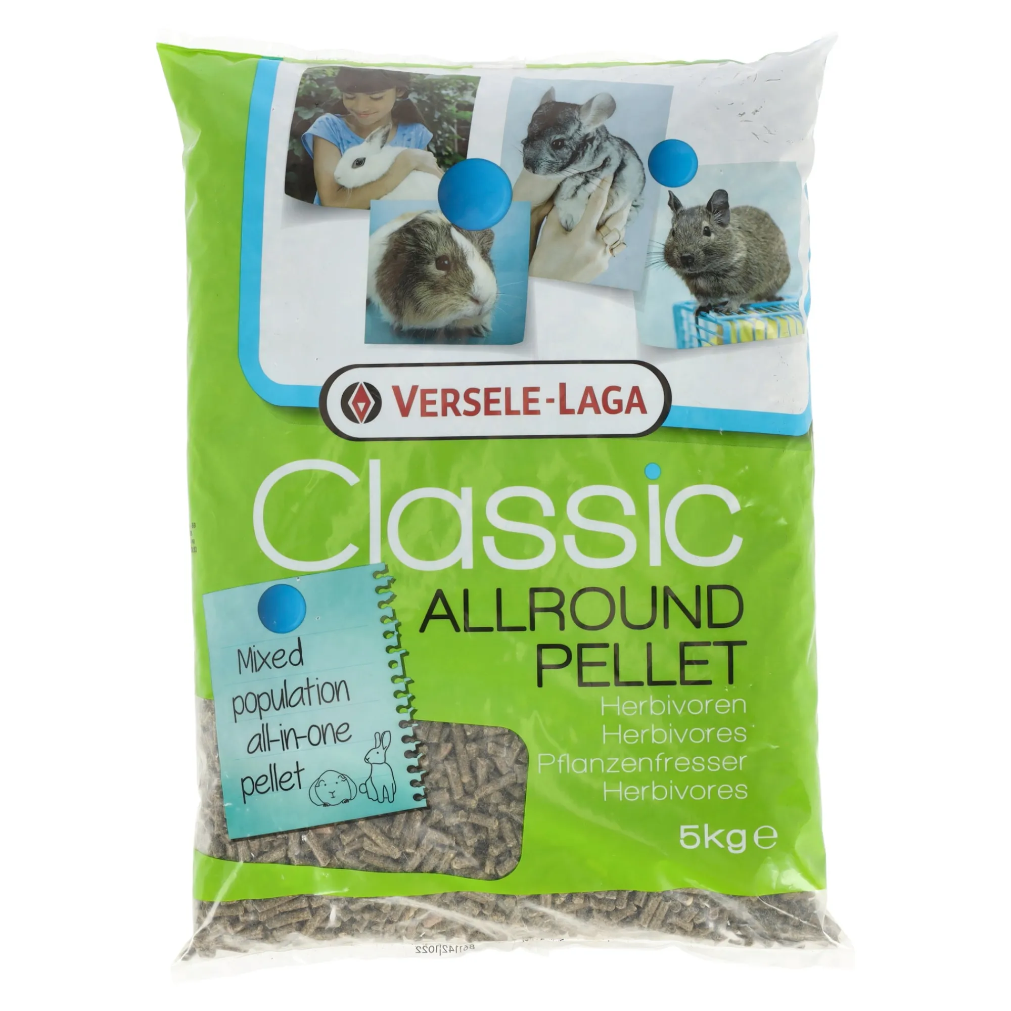 Versele Laga Knaagdiervoer>Voer voor knaagdieren en konijnen - pellets - 5kg