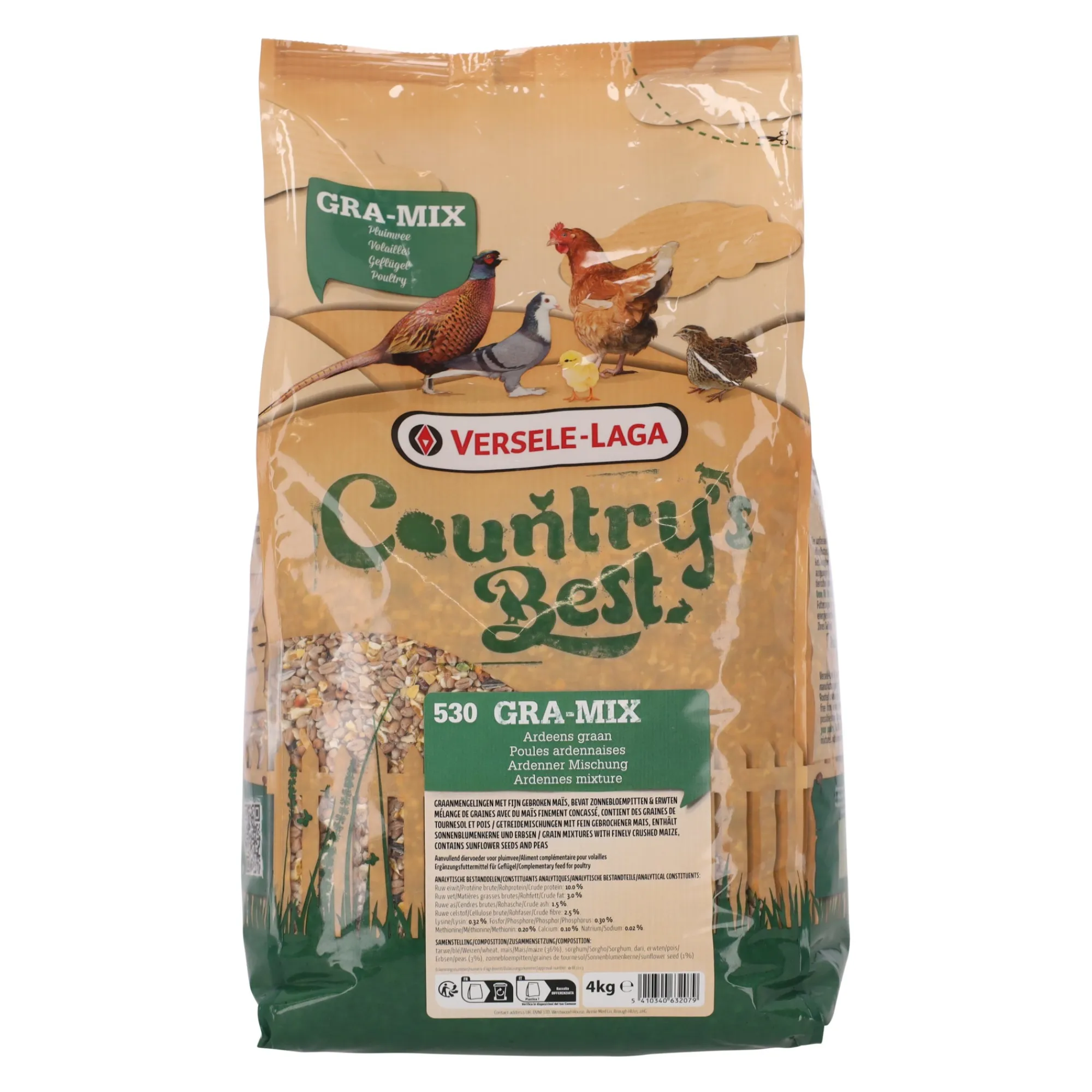 Versele Laga Vogelvoer>Voer voor pluimvee - Ardeens graan 4 kg