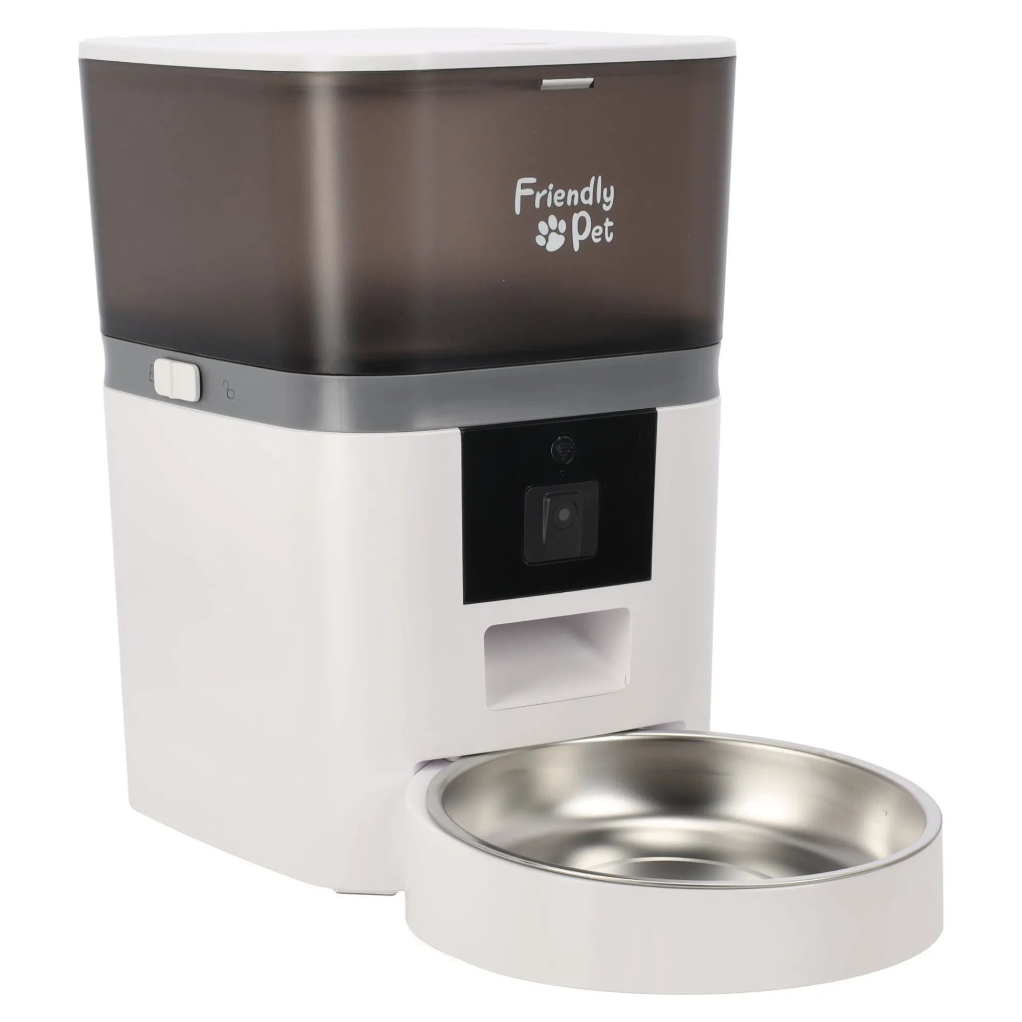 Friendly Pet Voerbak Kat|Drink- En Voerbak Hond>Voerbak automatisch + app 4L wit