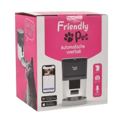 Friendly Pet Voerbak Kat|Drink- En Voerbak Hond>Voerbak automatisch + app 4L wit