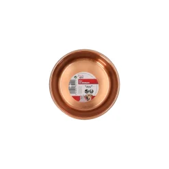 Friendly Pet Drink- En Voerbak Hond>Voerbak Ezra rvs zwart/koper D11,8cm 300ml FP