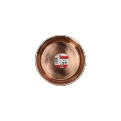 Friendly Pet Drink- En Voerbak Hond>Voerbak Ezra rvs zwart/koper D16,8cm 900ml FP