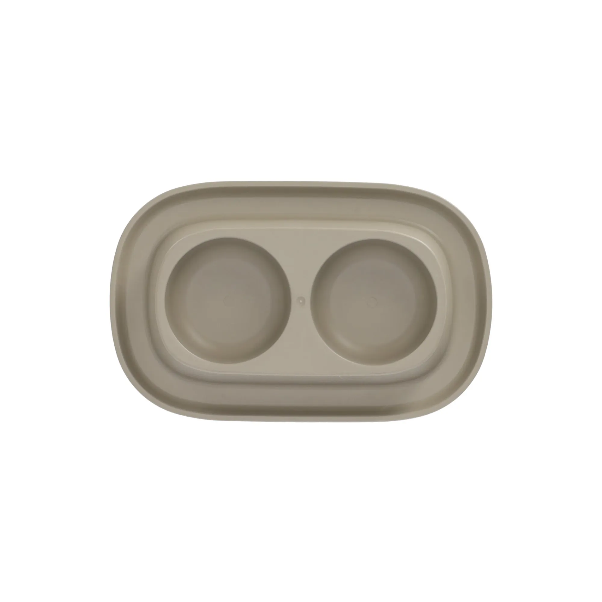 Friendly Pet Drink- En Voerbak Hond>Voerbak Ilko duo taupe 2x200ml FP