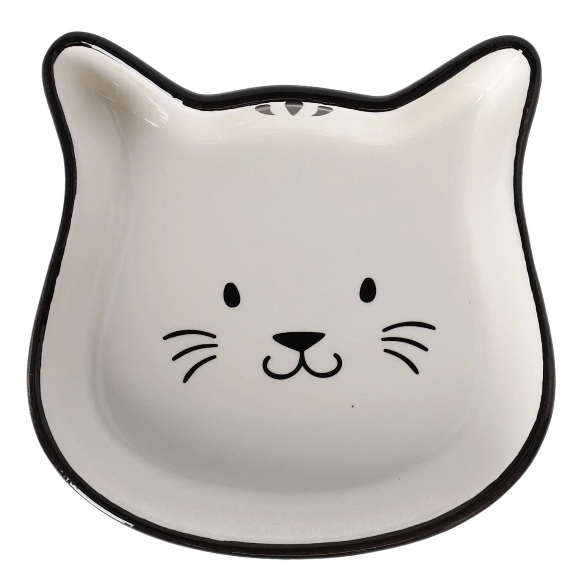 Friendly Pet Voerbak Kat>Voerbak kat Fofa keram zwart/wit 250ml FP