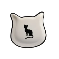 Friendly Pet Voerbak Kat>Voerbak kat Kera zwart/wit 220ml