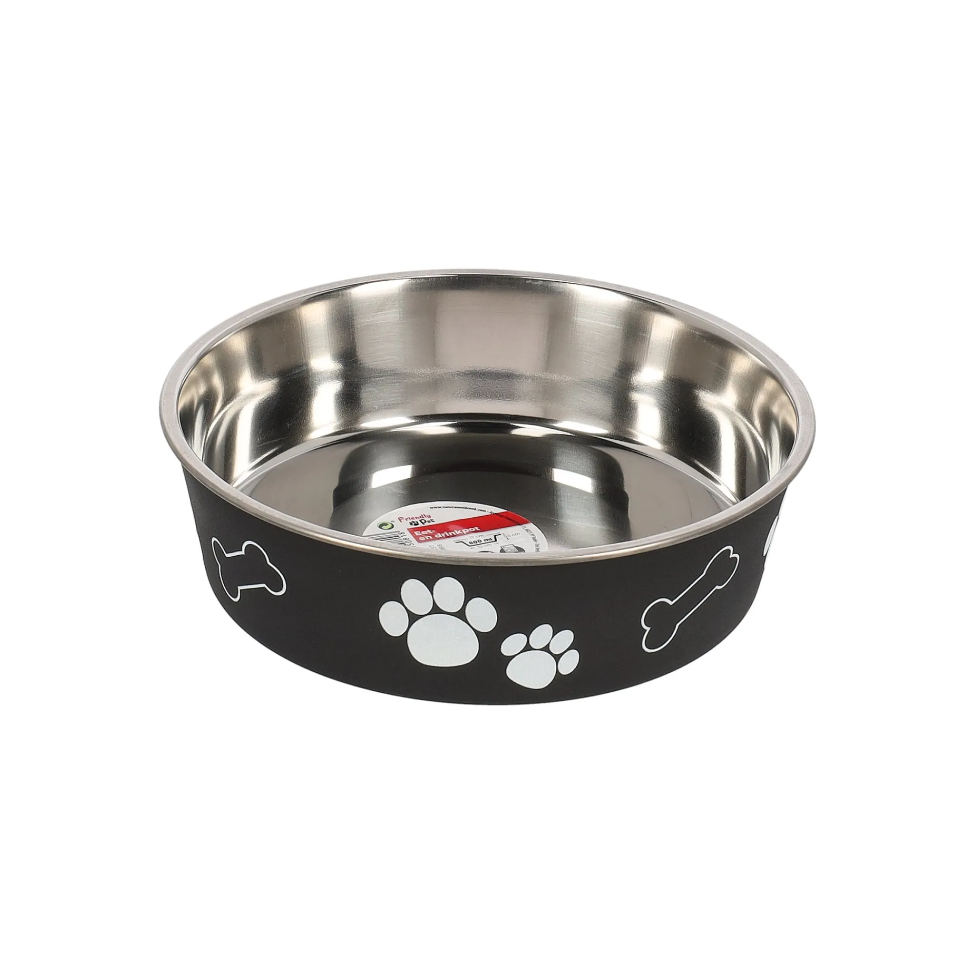 Friendly Pet Drink- En Voerbak Hond>Voerbak Kena zwart 800ml