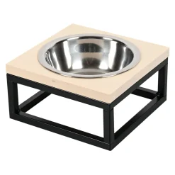 Friendly Pet Drink- En Voerbak Hond>Voerbak metal enkel 15x15x8cm