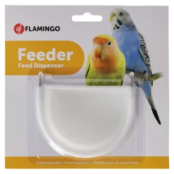 Flamingo Voer- En Drinkbakken Vogel>Voerbakje + metalen haken 11cm