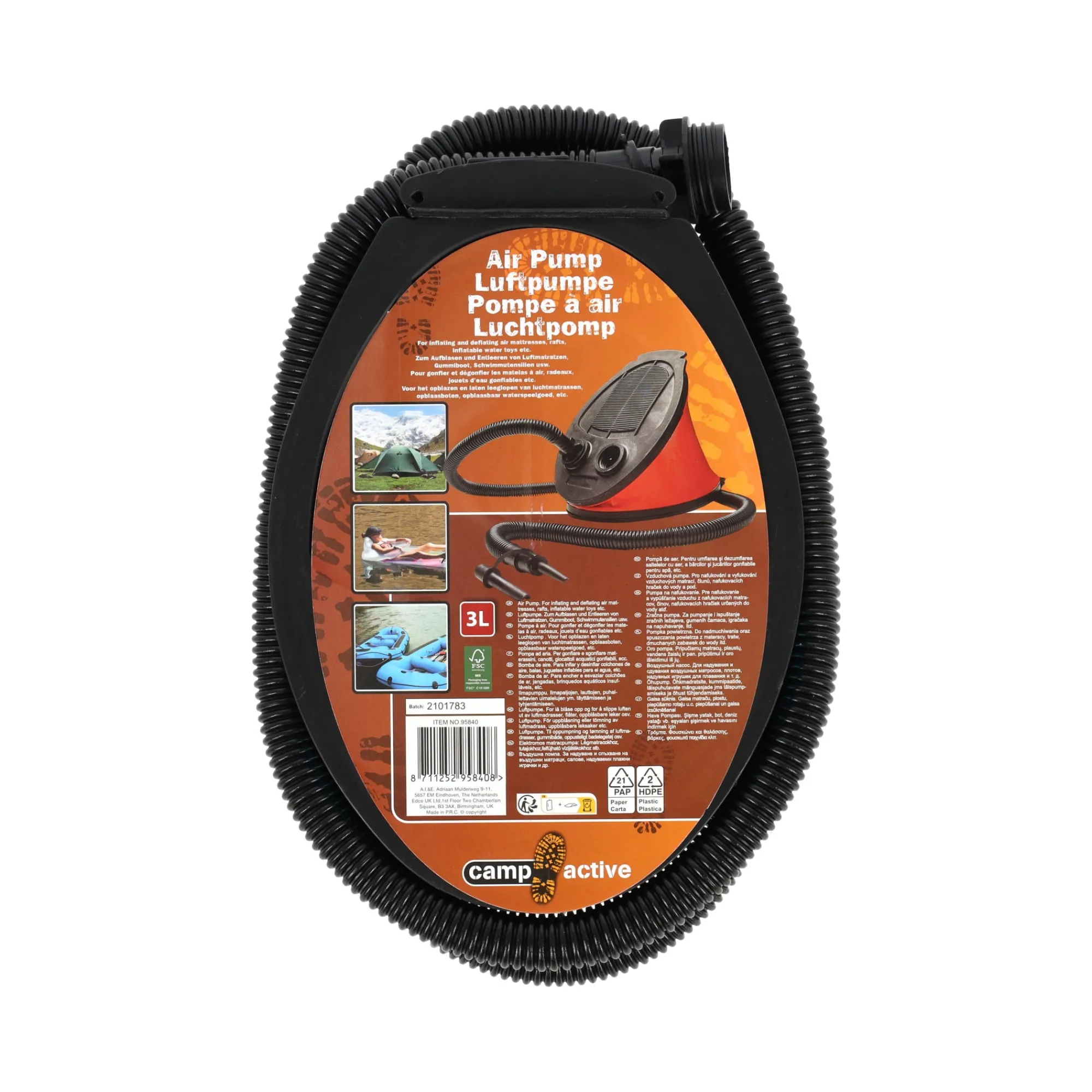 Camp Active Camping Benodigheden>Voetpomp 3ltr